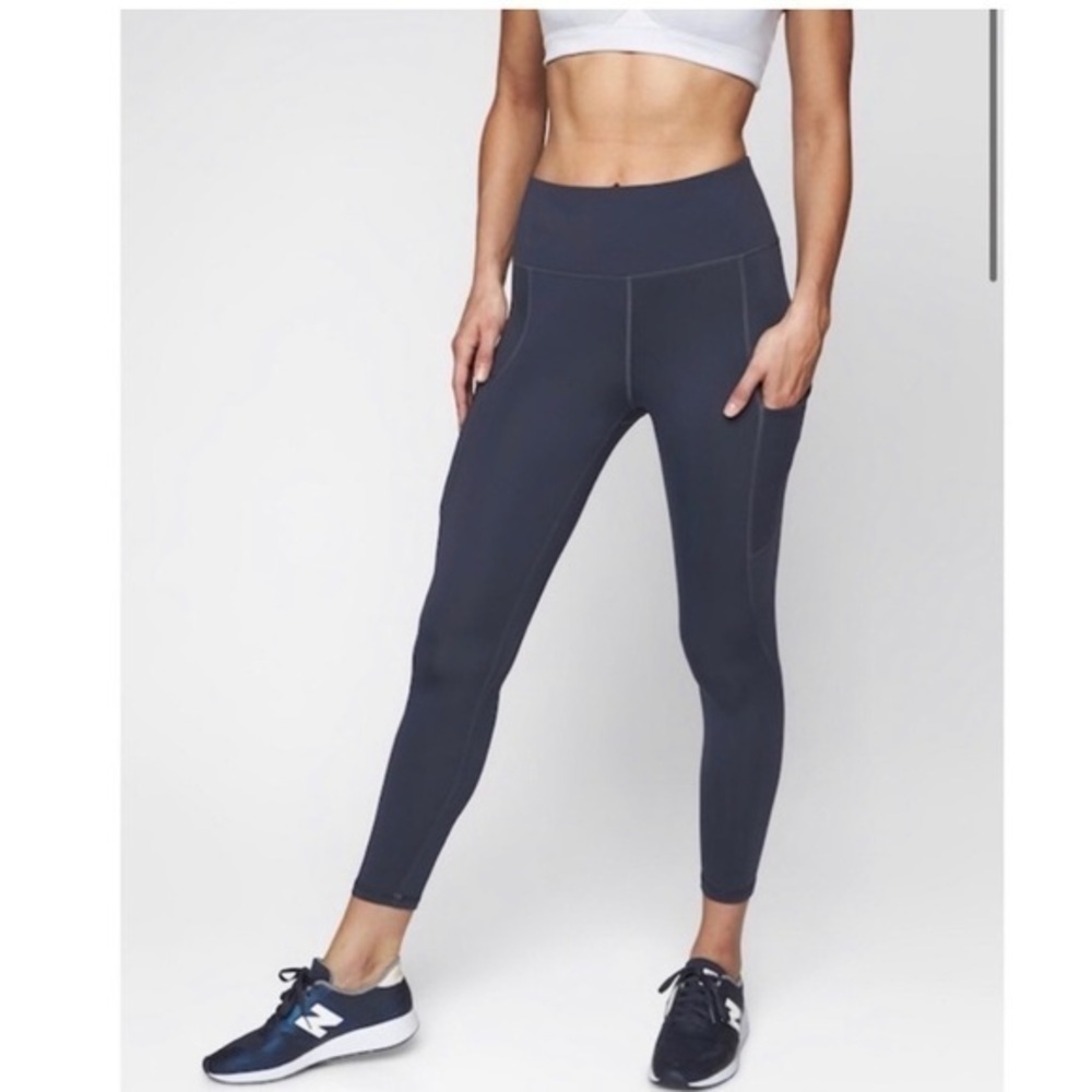 Athleta All In Tight 7/8 Leggings Size Women’s Small Color Navy Blue